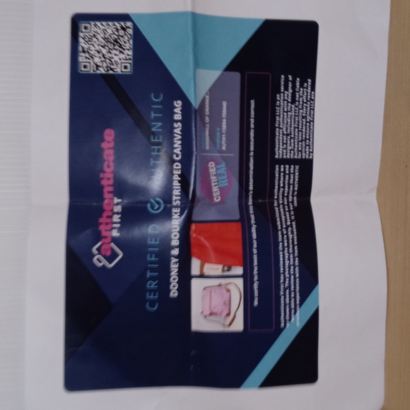 Dooney & Bourke Stripped Canvas Bag - Picture 7 of 11